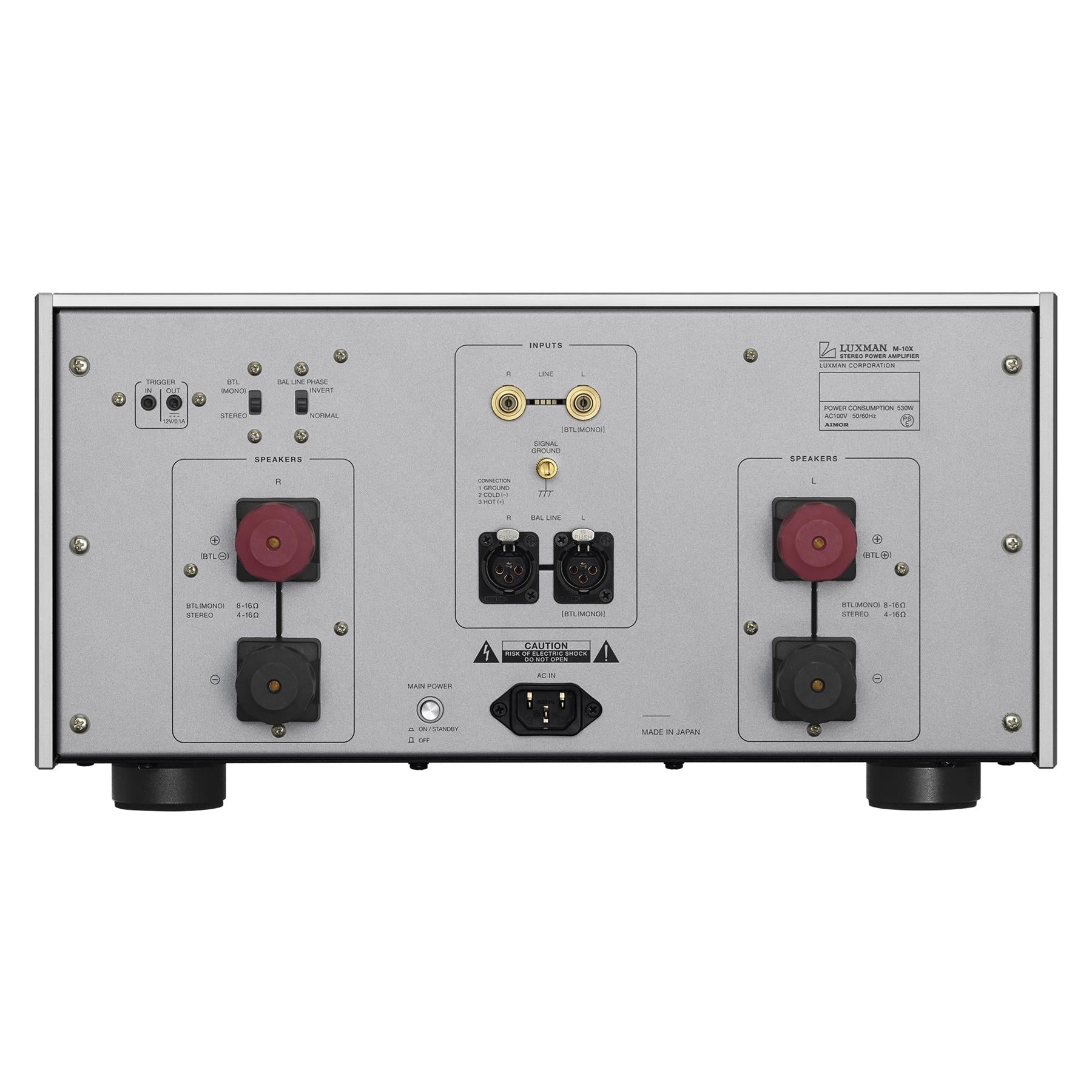 LUXMAN M-10X Power Amplifier-silver | ListenUp