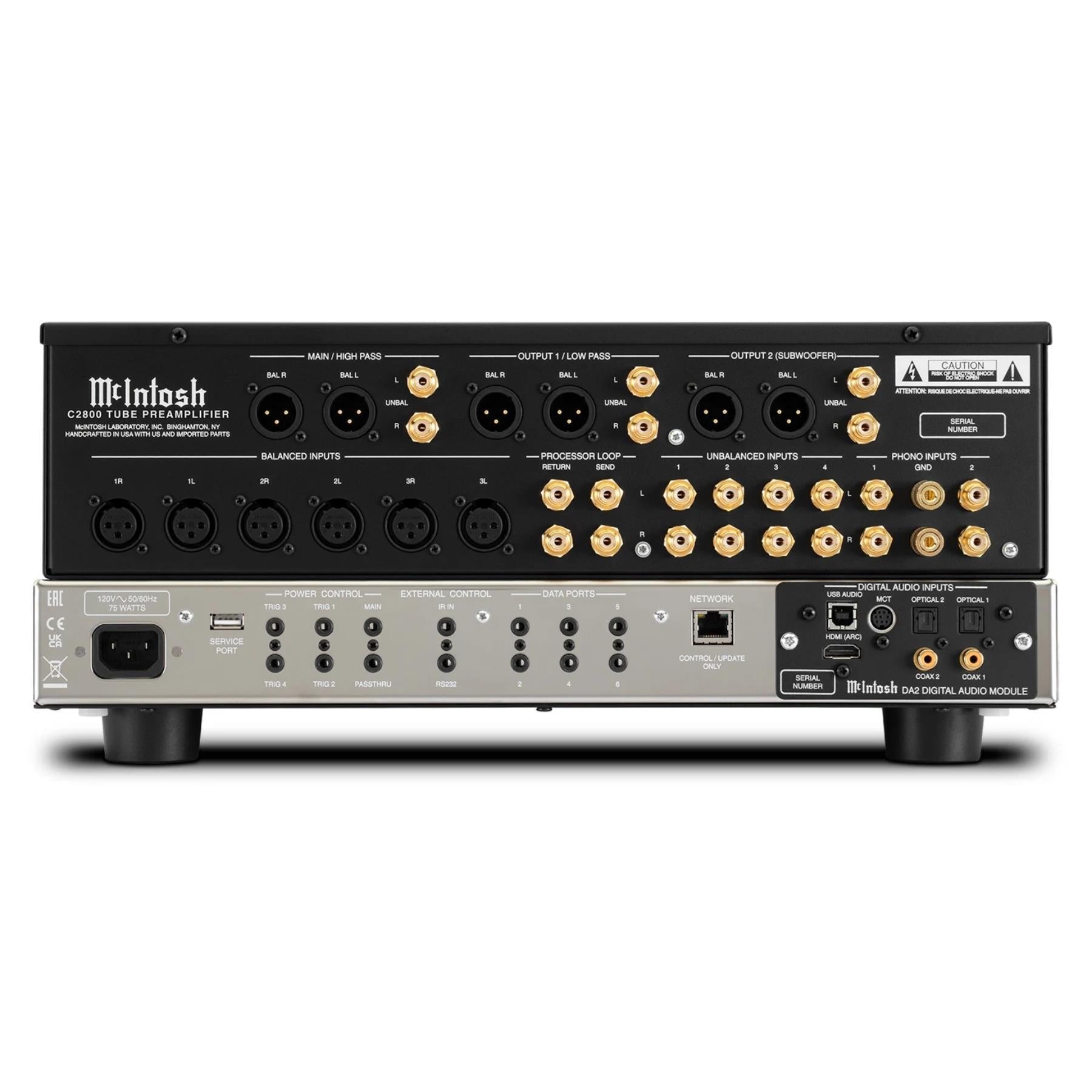 McIntosh C2800 2-Channel Vacuum Tube Preamplifier | ListenUp