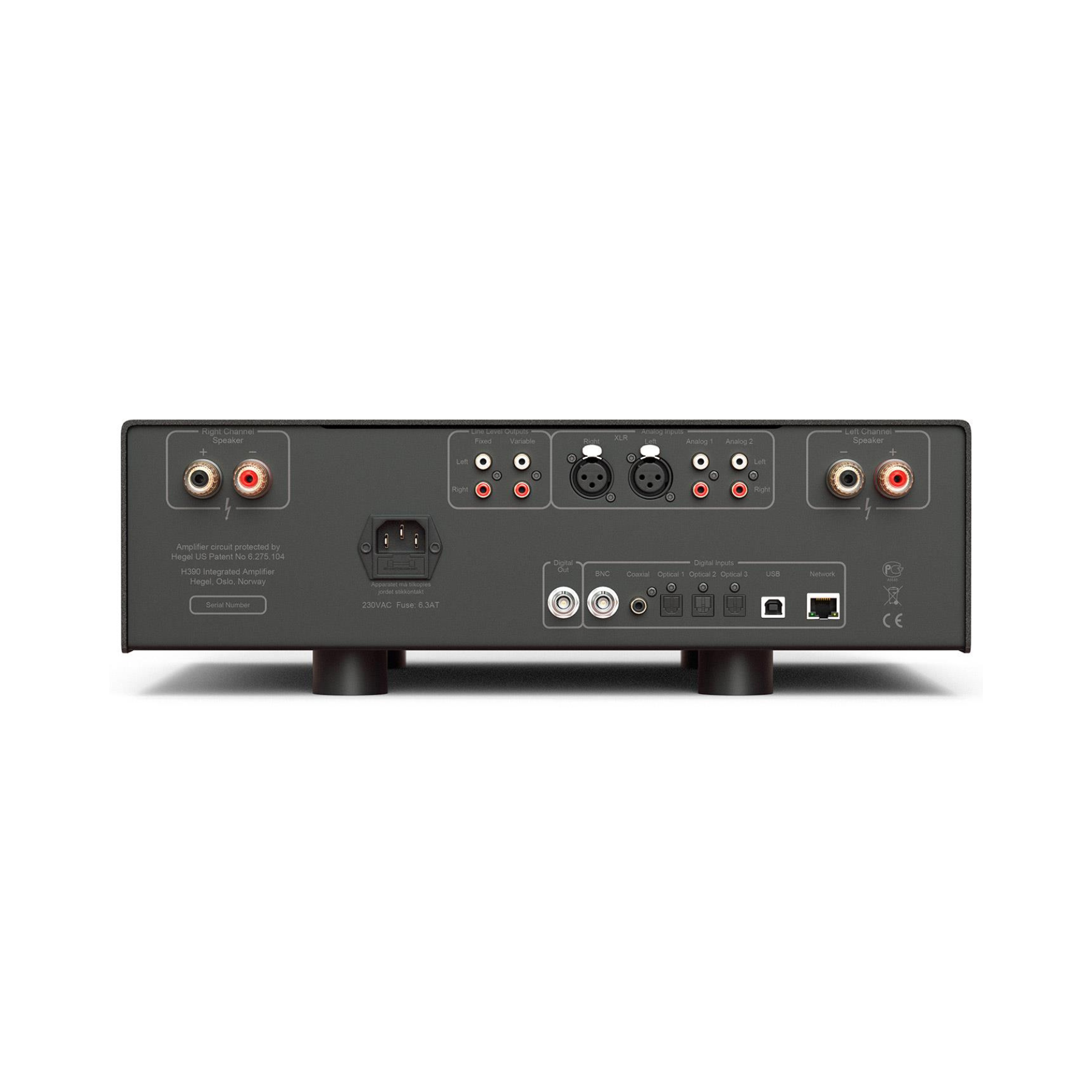 HEGEL H390 ネットワーク対応DACプリメインアンプ Hegel H390 Streaming Integrated Amp Clearance/Open Box | ListenUp
