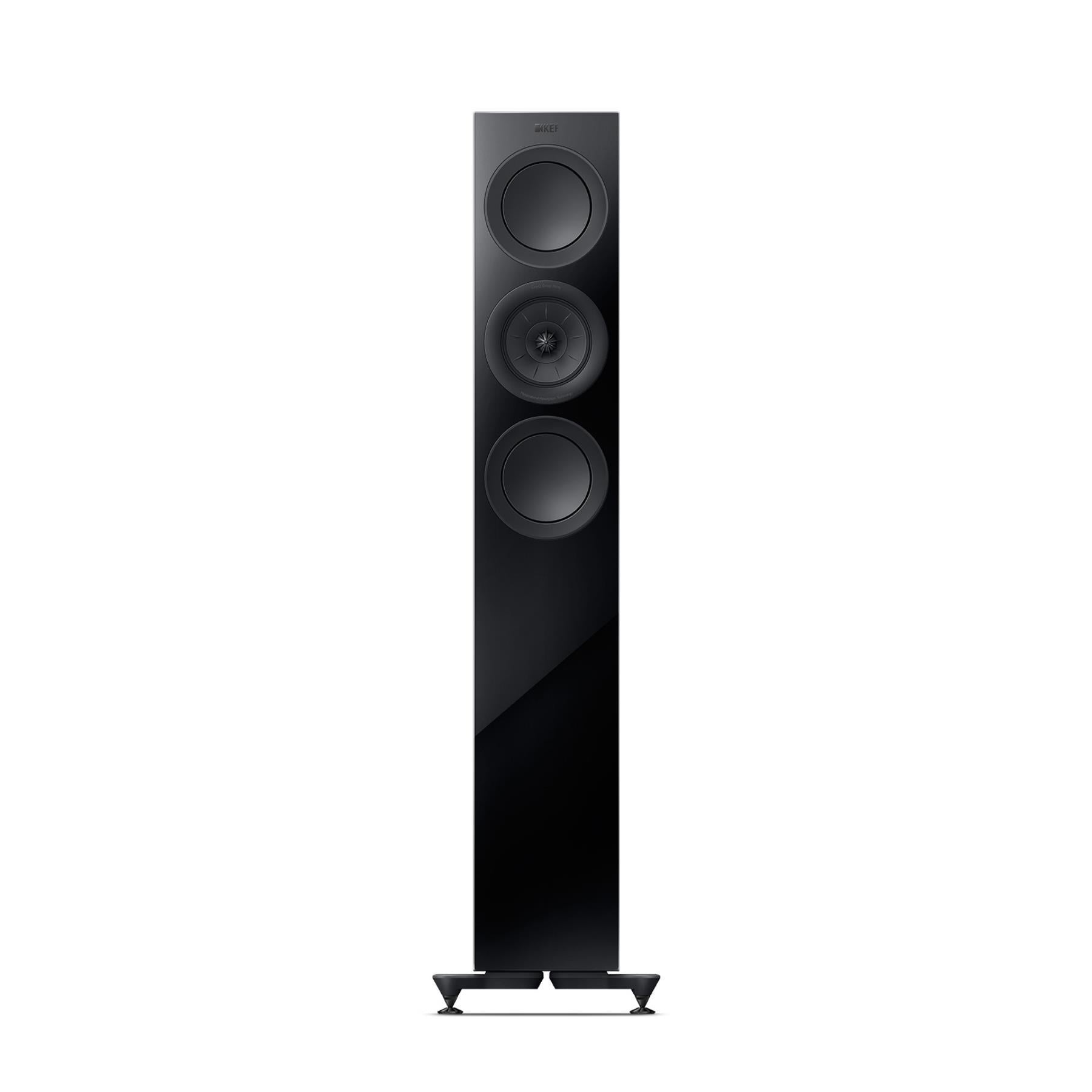 KEF R5 Meta Floorstanding Speakers - EACH (Black Gloss