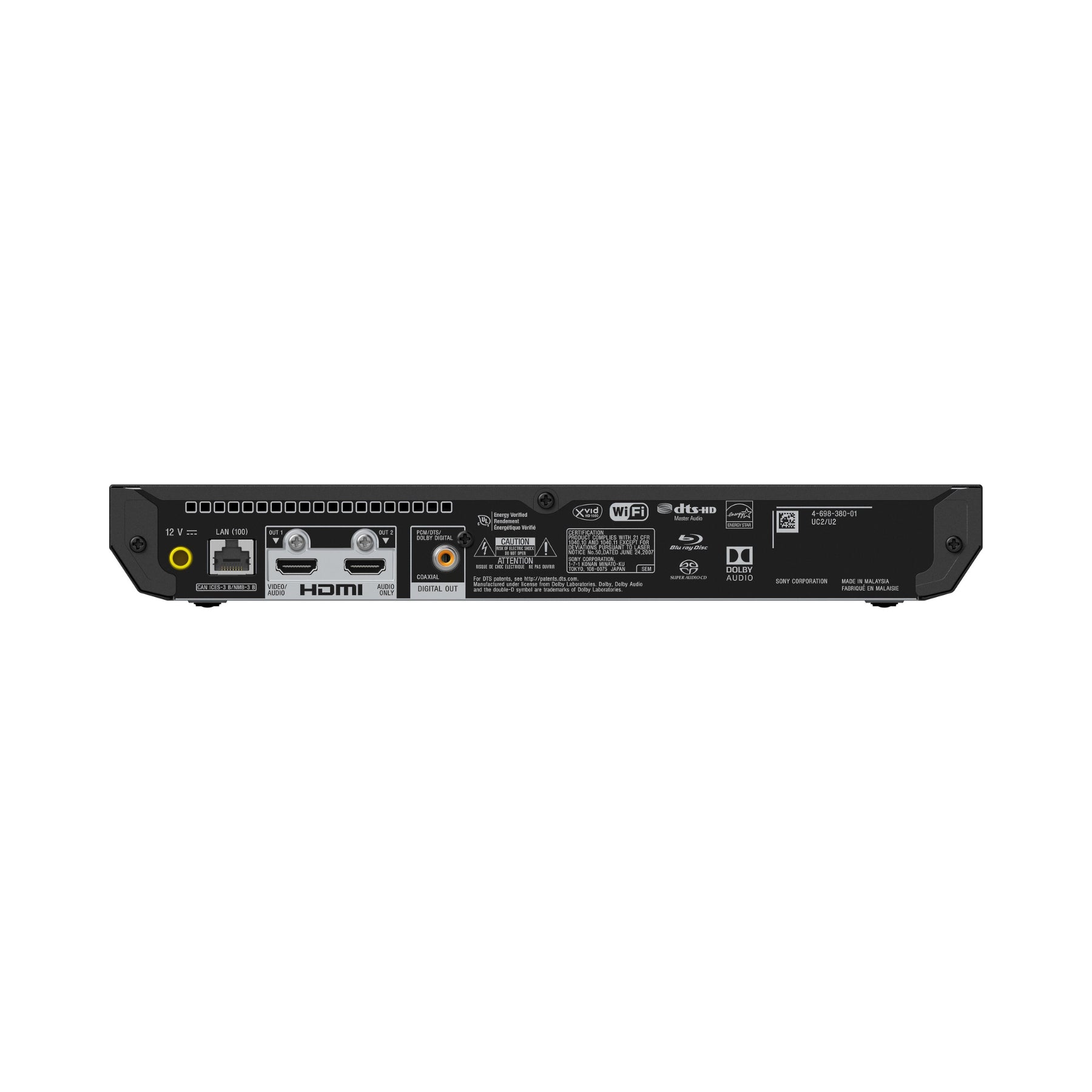 Sony UBP-X700/M Streaming 4K Ultra HD Blu-ray player with HDMI