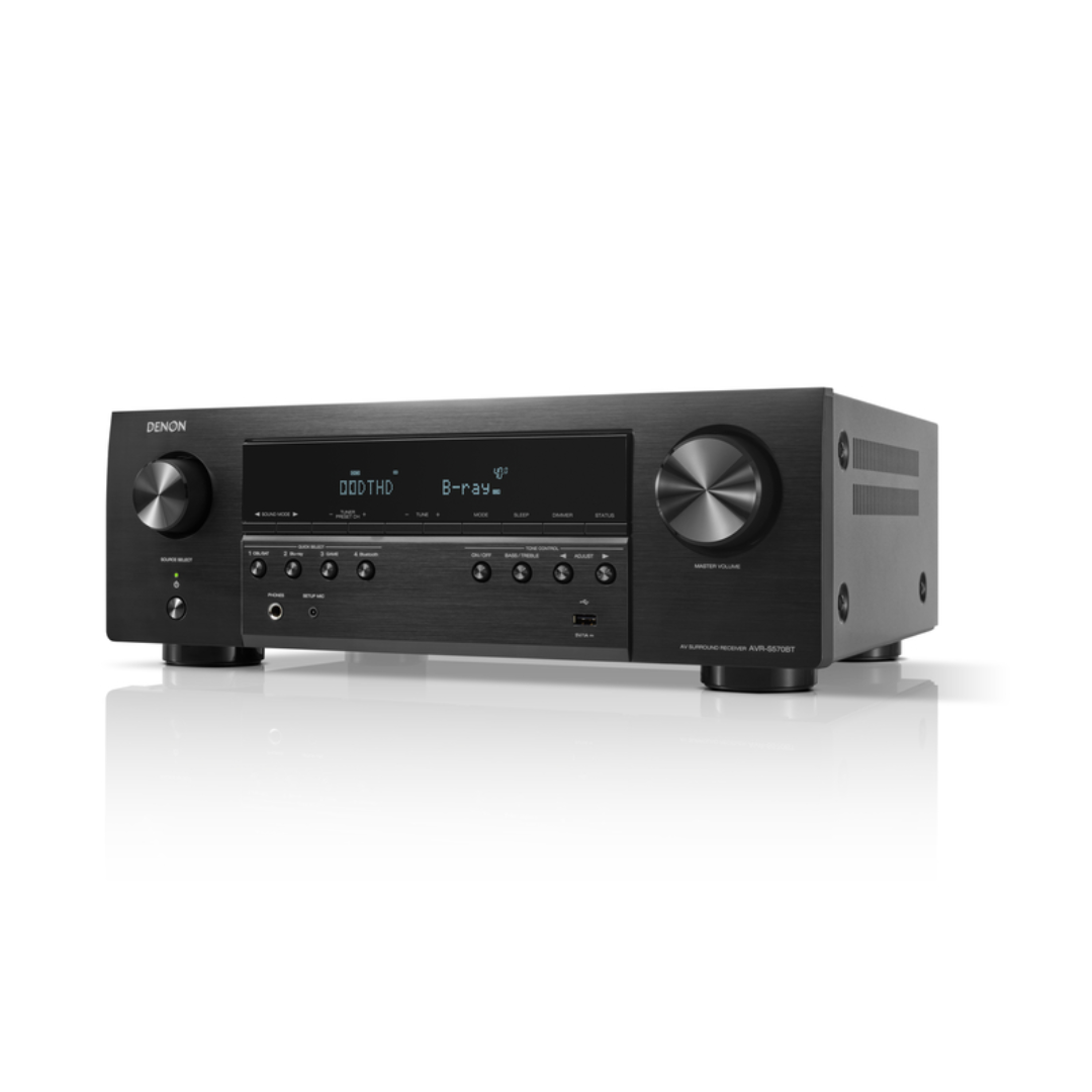 Denon AVR-S570BT 5.2 Ch. 8K AV Receiver | ListenUp