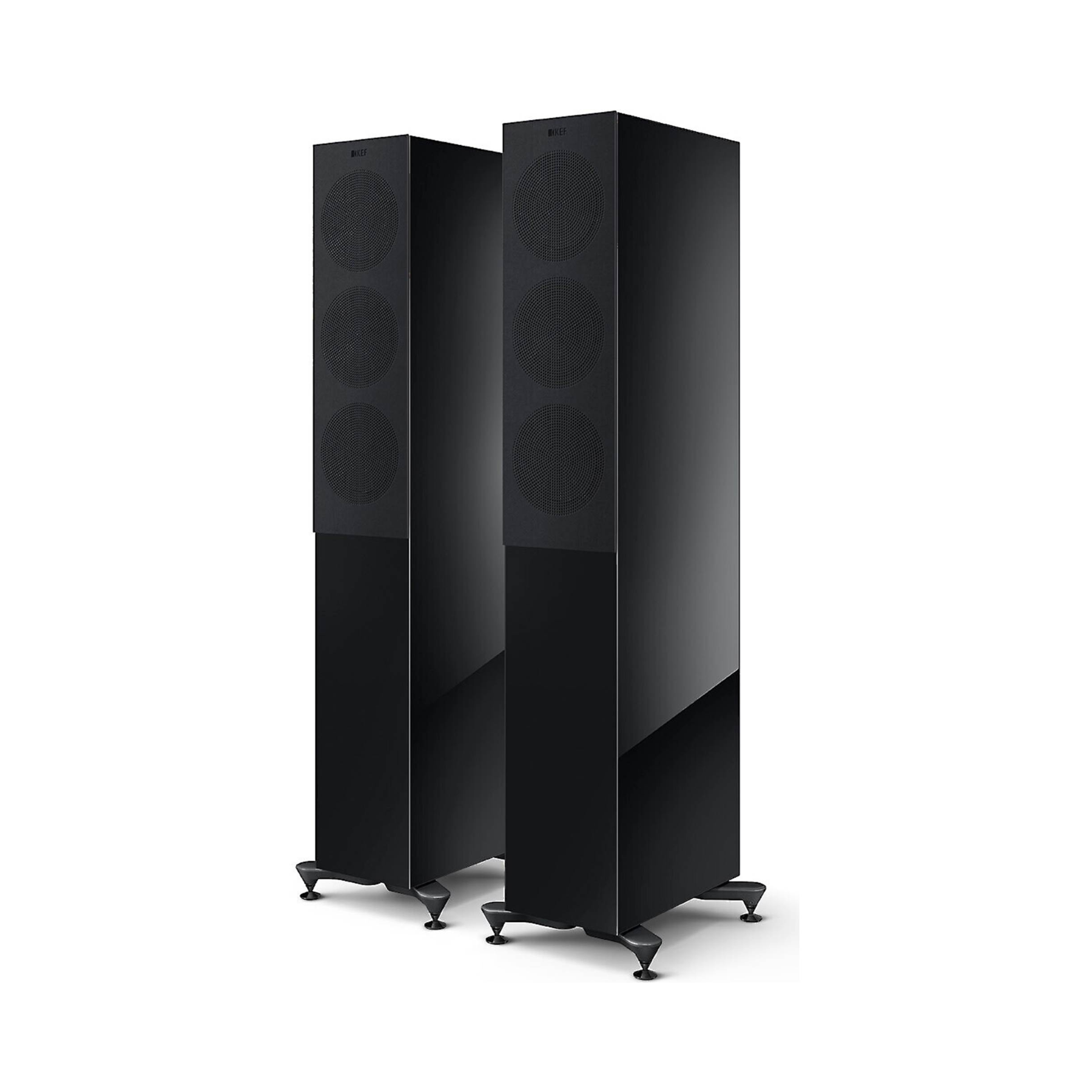 KEF R5  ①(2本同時購入必須) KEF R5 Meta Floorstanding Speakers - EACH (Black Gloss