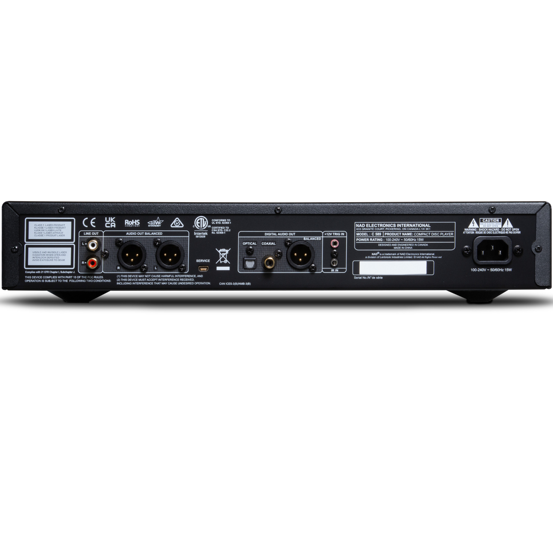 NAD C 589 CD Player | ListenUp