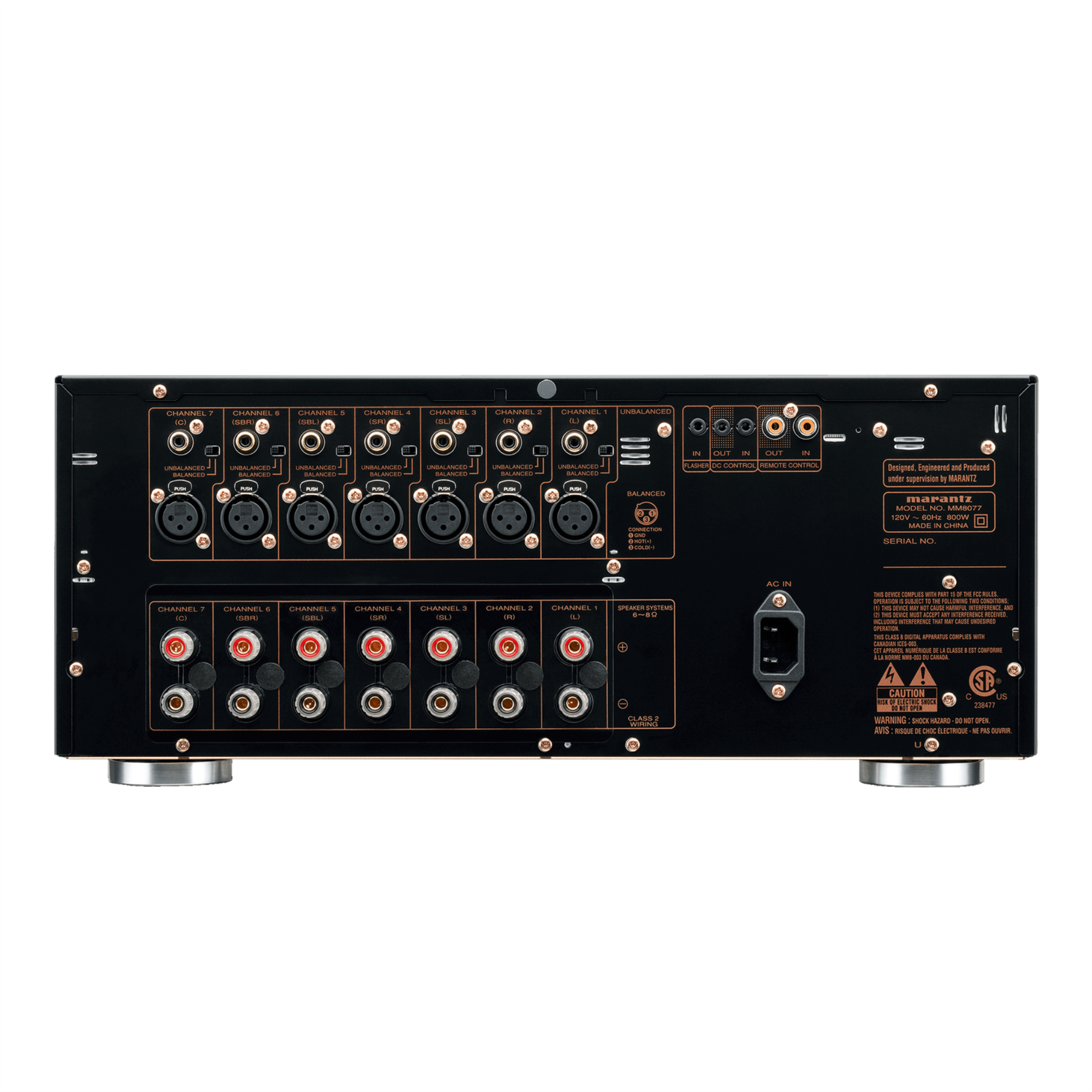 Marantz MM8077 - 7 Channel Power Amplifier | ListenUp
