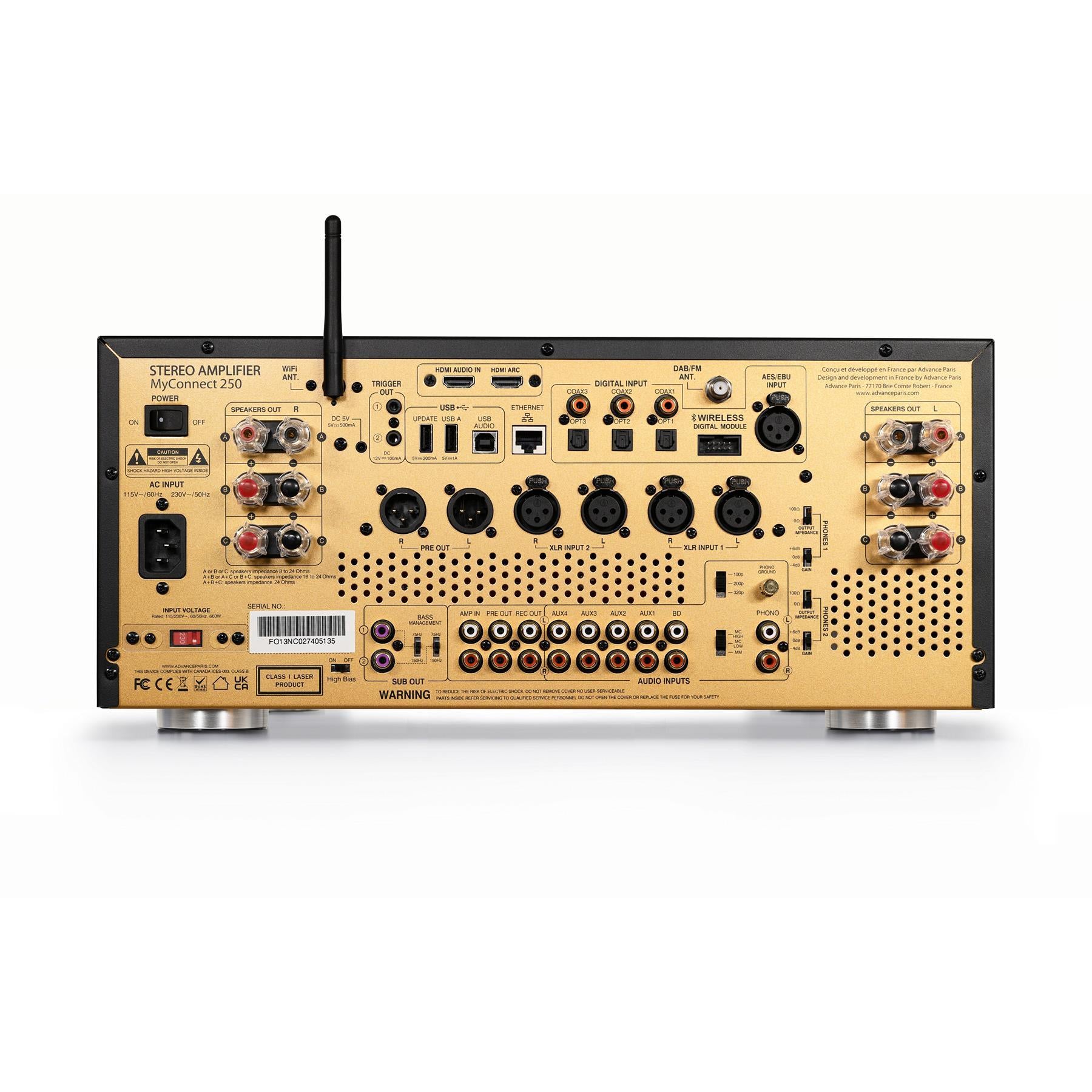Advance Paris MyConnect 250 All-In-One Integrated Amp Streamer