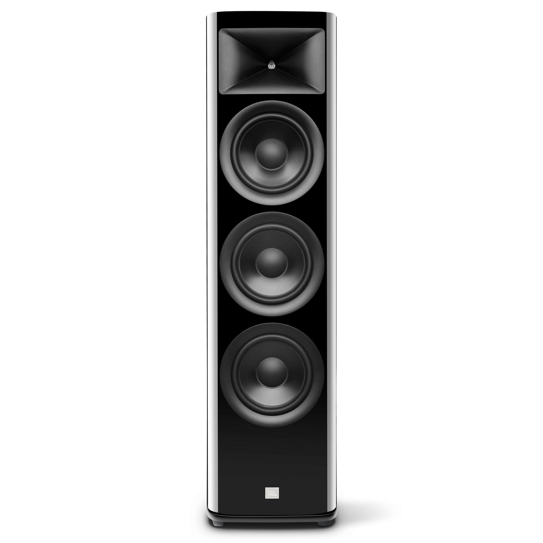 JBL HDI-3800 Floorstanding Tower Speakers - Gloss Black | ListenUp