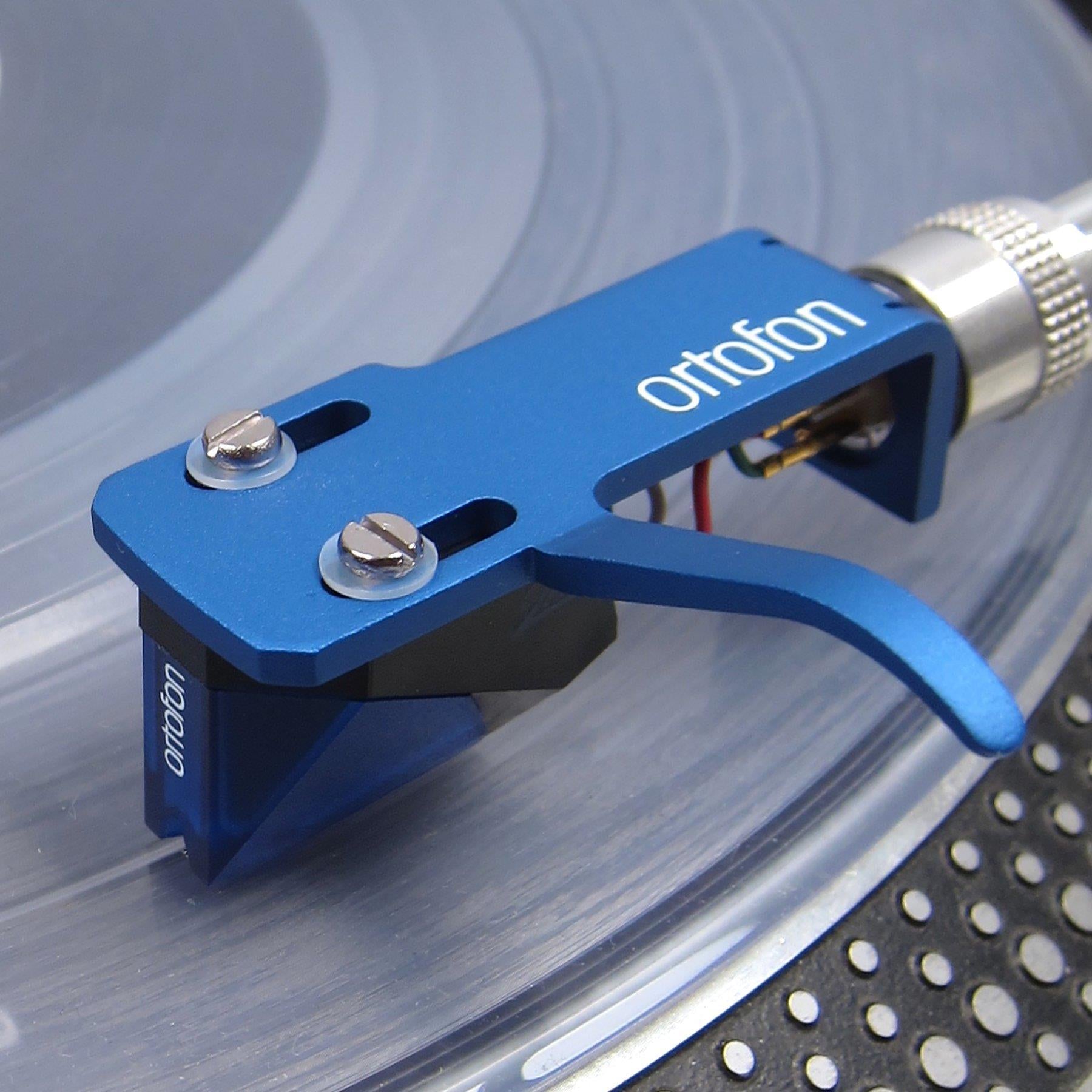Ortofon 2M Blue Cartridge Mounted on SH-4 Headshell - Discontinued