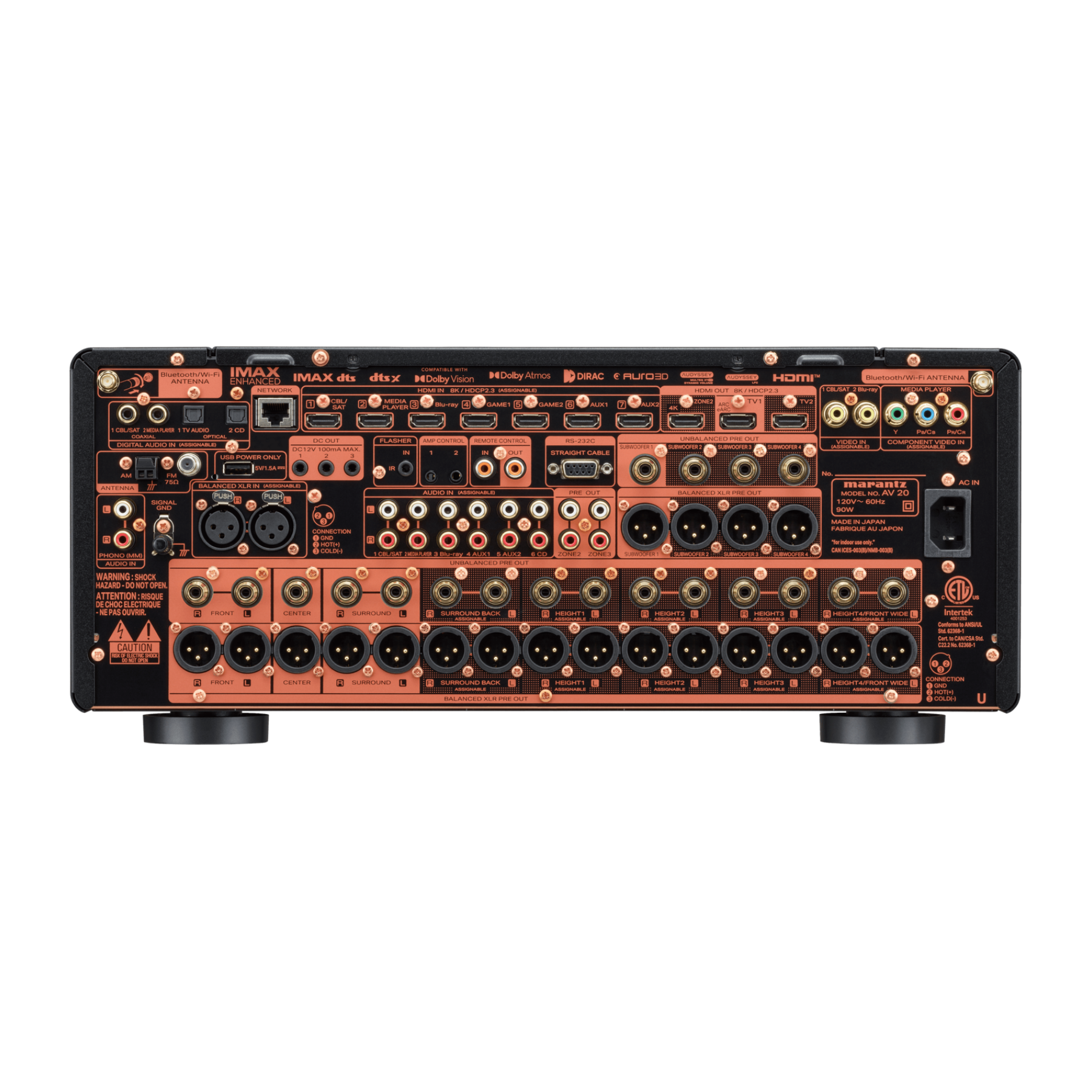 Marantz AV 20 13.4-Channel Preamplifier/Processor | ListenUp