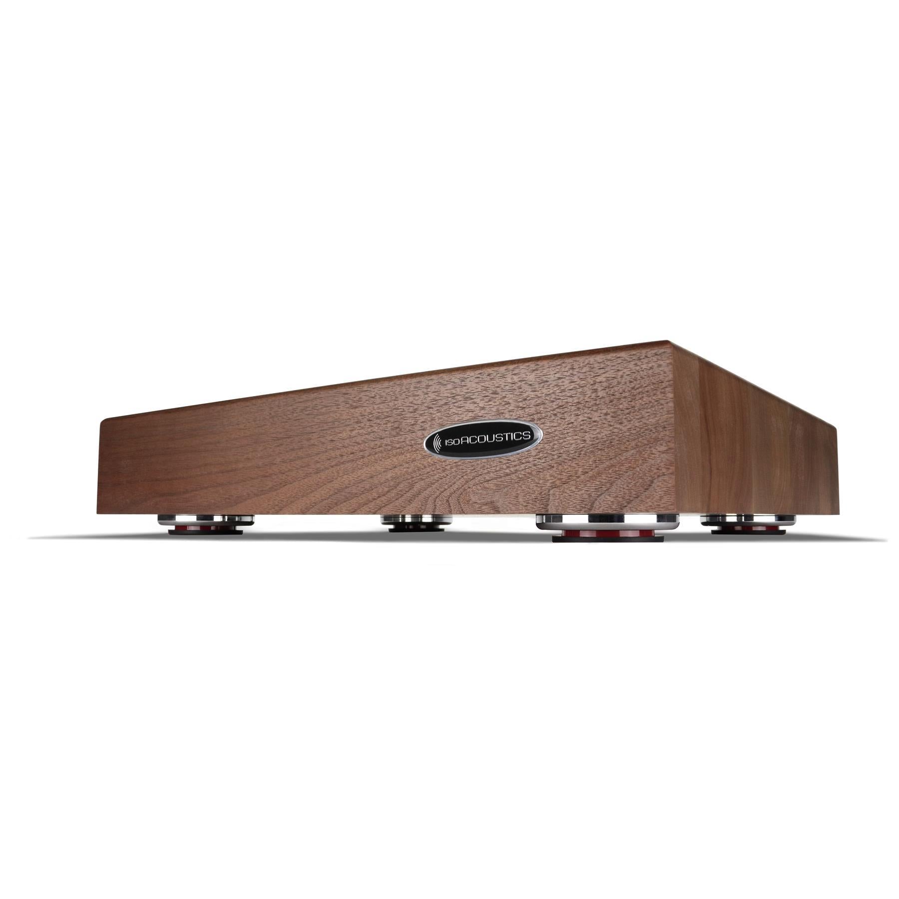 IsoAcoustics DELOS Series Turntable Isolation Platform - Walnut