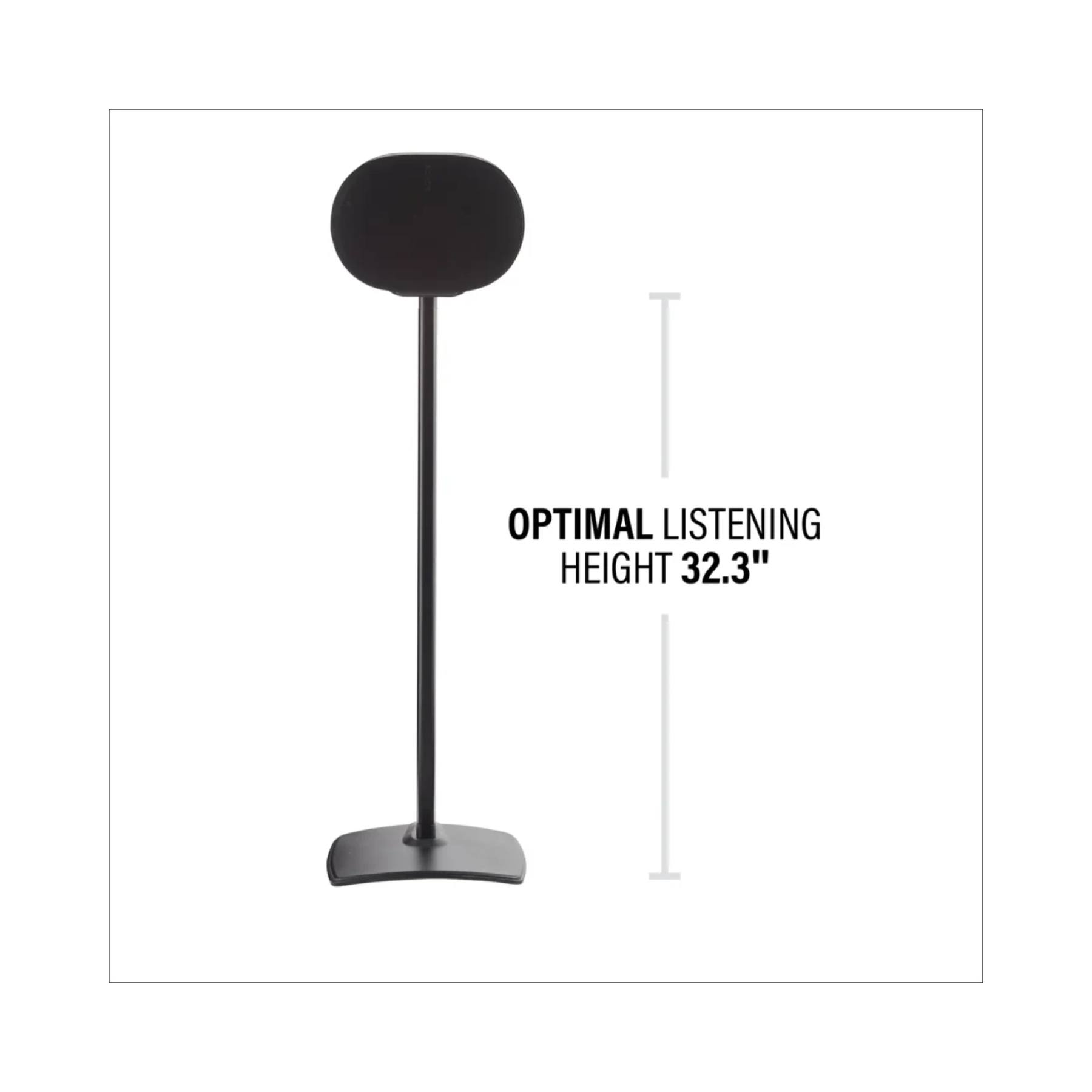 Sanus WSSE32 (Black) | Speaker Stands for Sonos Era 300 Per Pair Sanus WSSE32 (Black) | Speaker Stands for Sonos Era 300 Per Pair