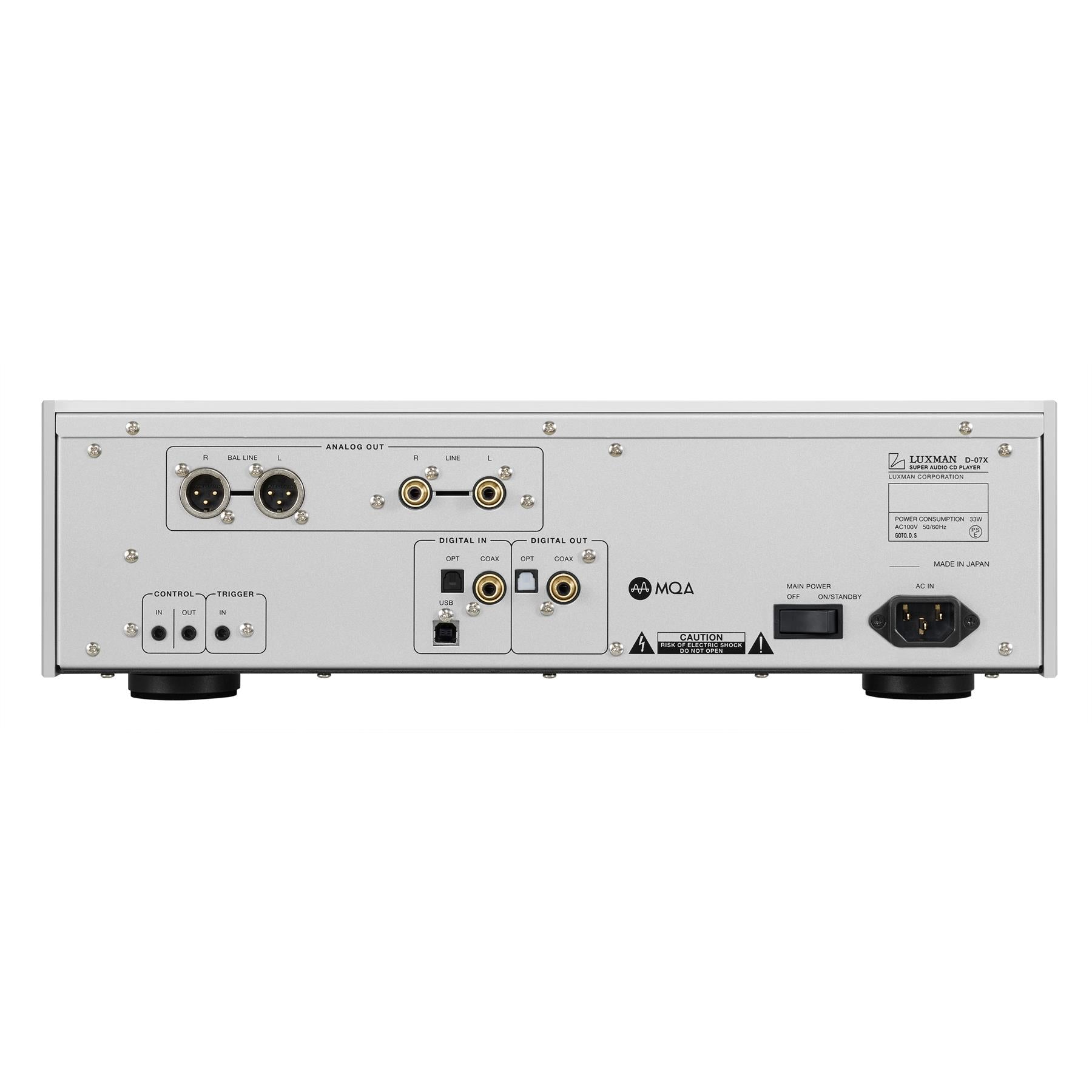 LUXMAN D-07X SACD/CD Player with DAC | ListenUp