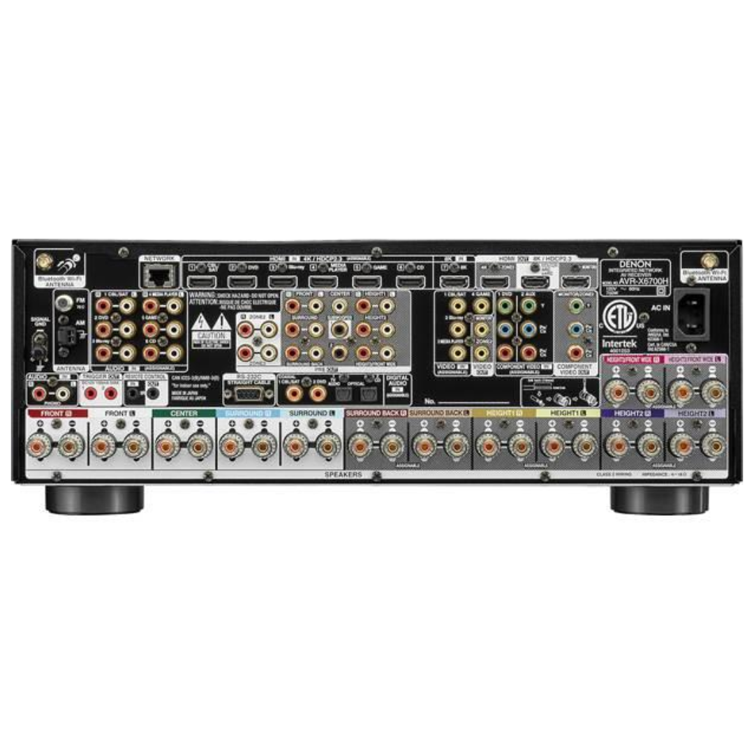 Denon AVR-X6700H - 11.2 Channel 8K AV Receiver - Clearance / Open