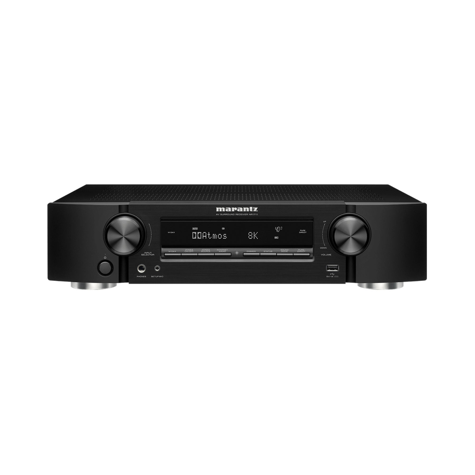 Marantz NR1711: Slim 7.2Ch 8K Ultra HD AV Receiver with HEOS Built-in -  Clearance / Open Box