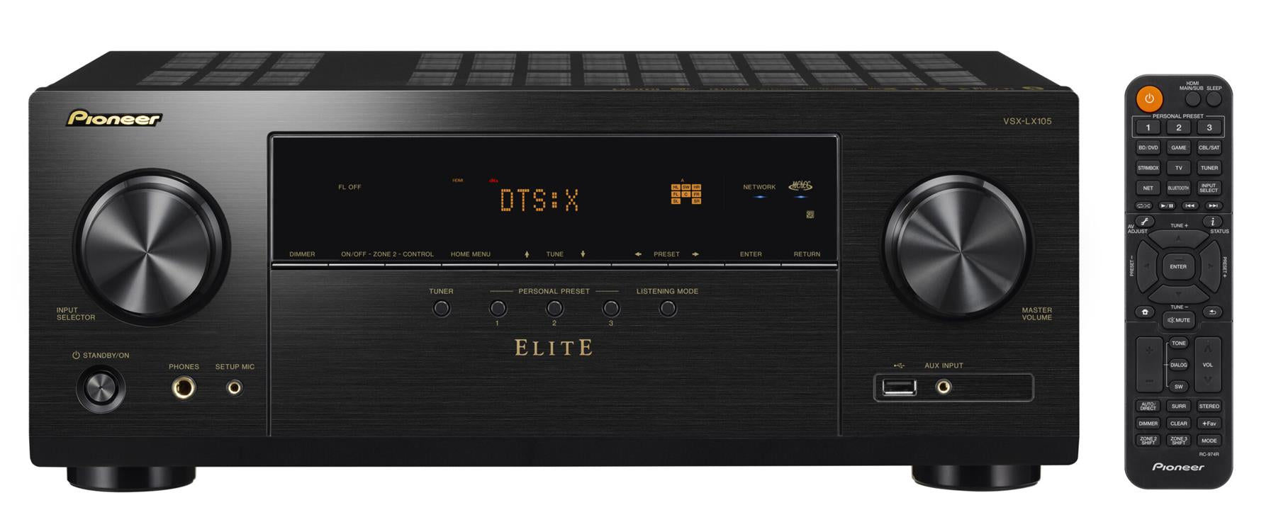 Elite VSX-LX105 7.2-Channel Network AV Receiver –