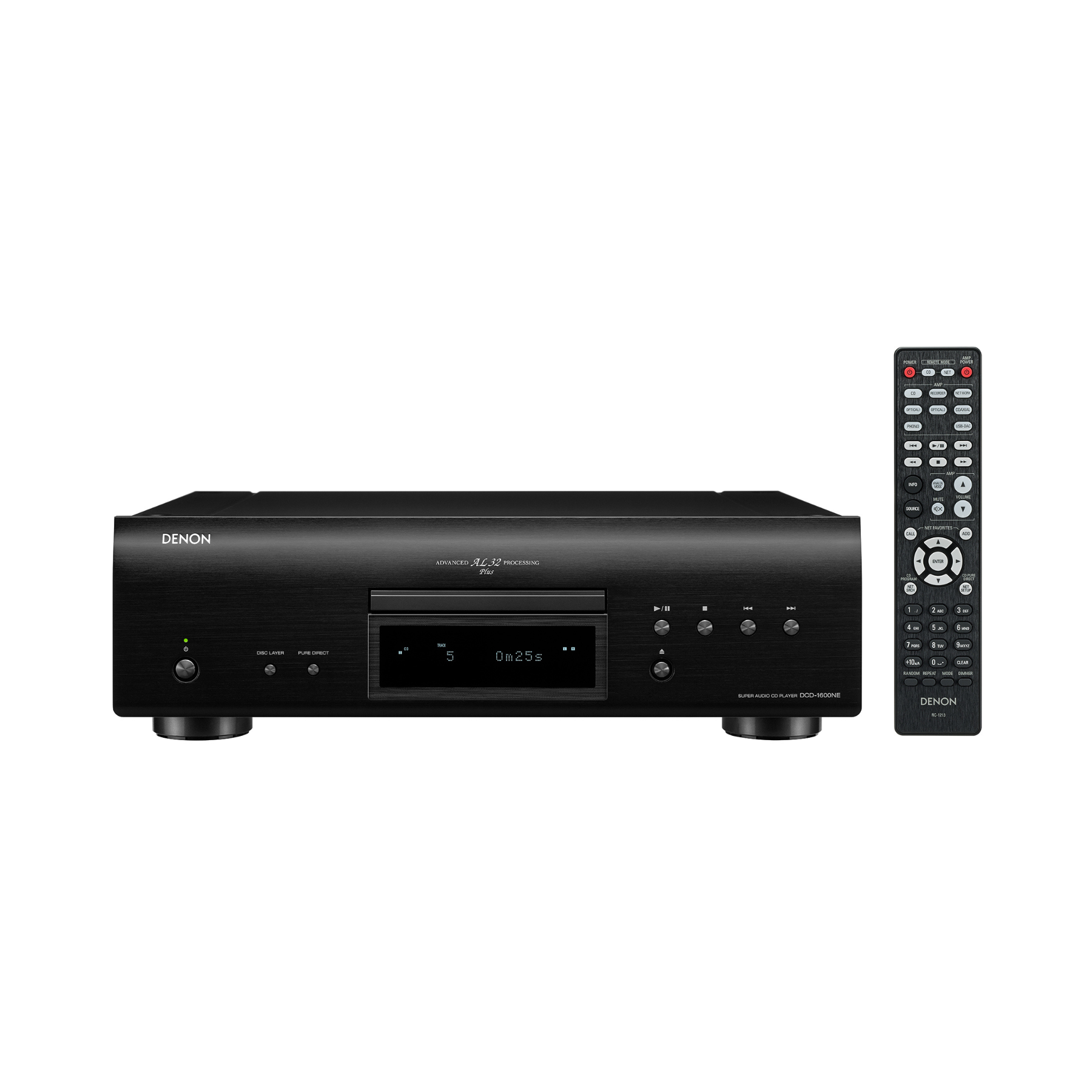 Denon DCD-1600NE Advanced CD/SACD Player - Clearance / Open Box