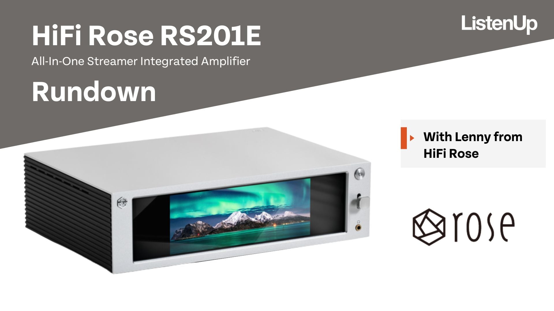 HiFi Rose RS201E Rundown | Streamer, Integrated Amplifier—The Ultimate Media System