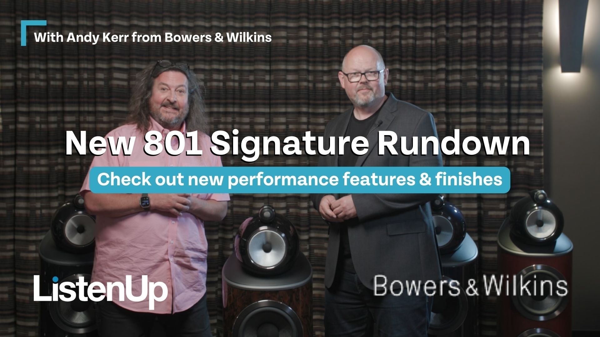 New 801 Signature Performance Feature Rundown with Andy Kerr from Bowers & Wilkins