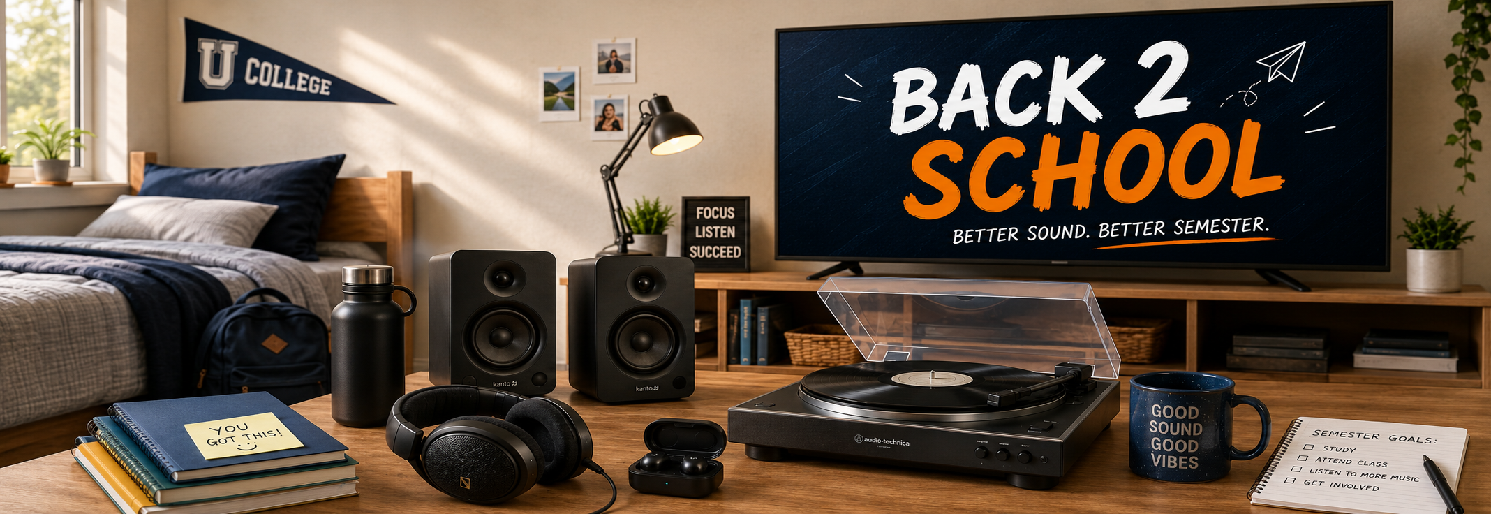 Back to School, Better Sound: 6 Audio & Entertainment Essentials for Students