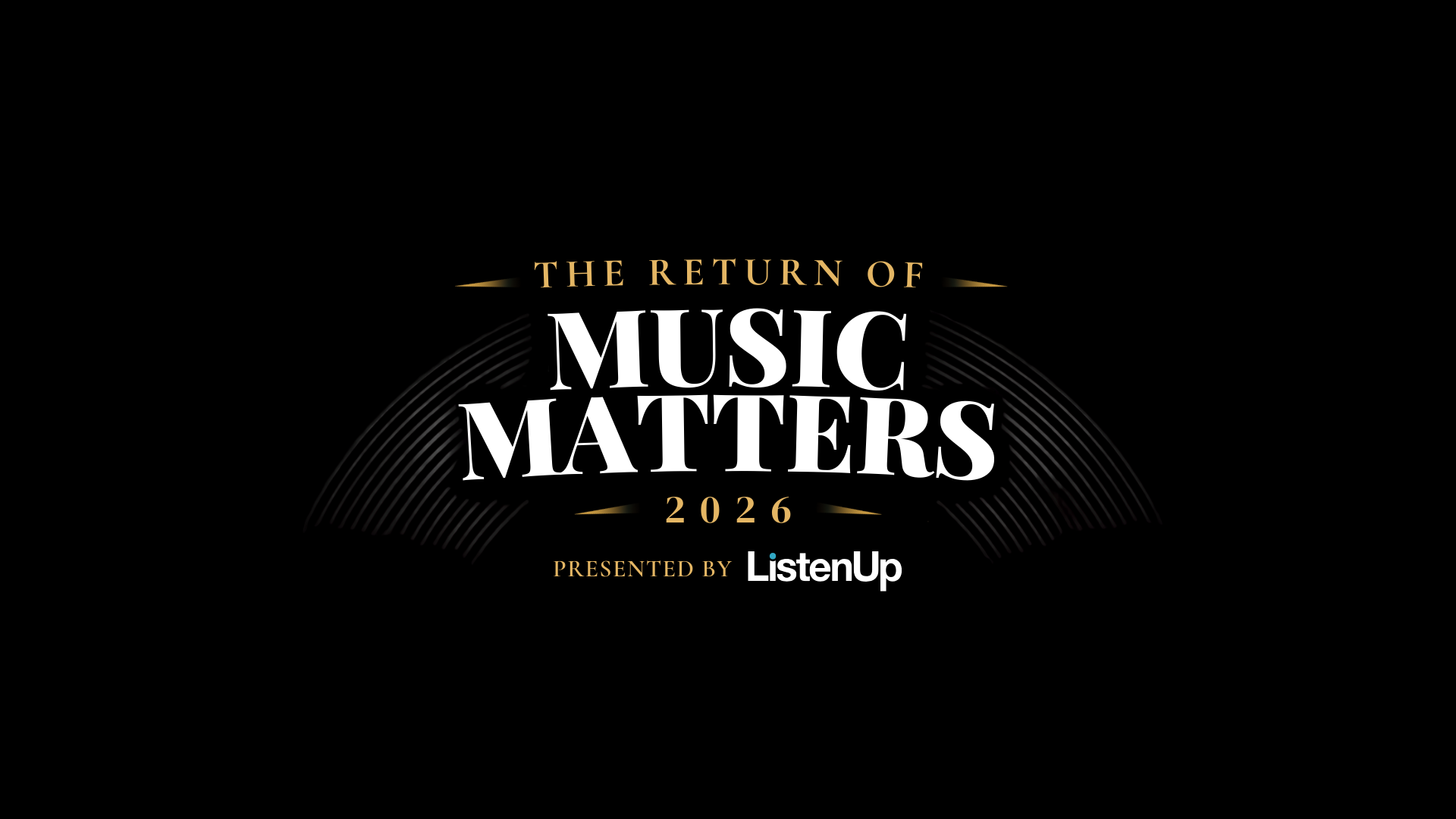 Music Matters Is Back: Join Us July 15-16 for ListenUp’s Signature Audio Event