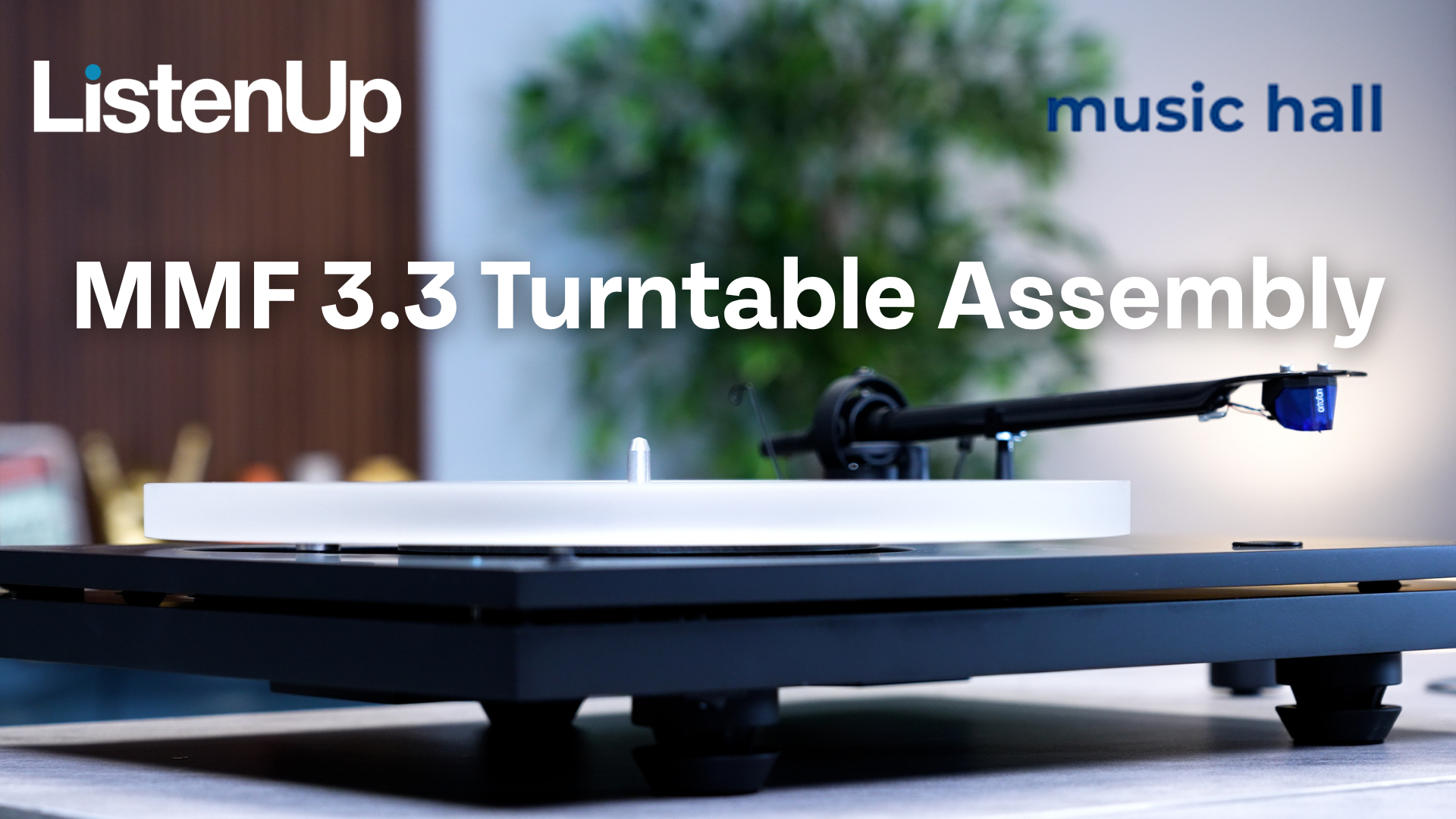 Music Hall MMF-3.3 Turntable with ListenUpgrades Setup Guide