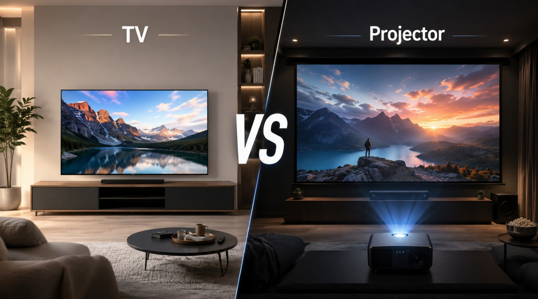 Projector vs TV: Which Is Better for Your Home Theater?