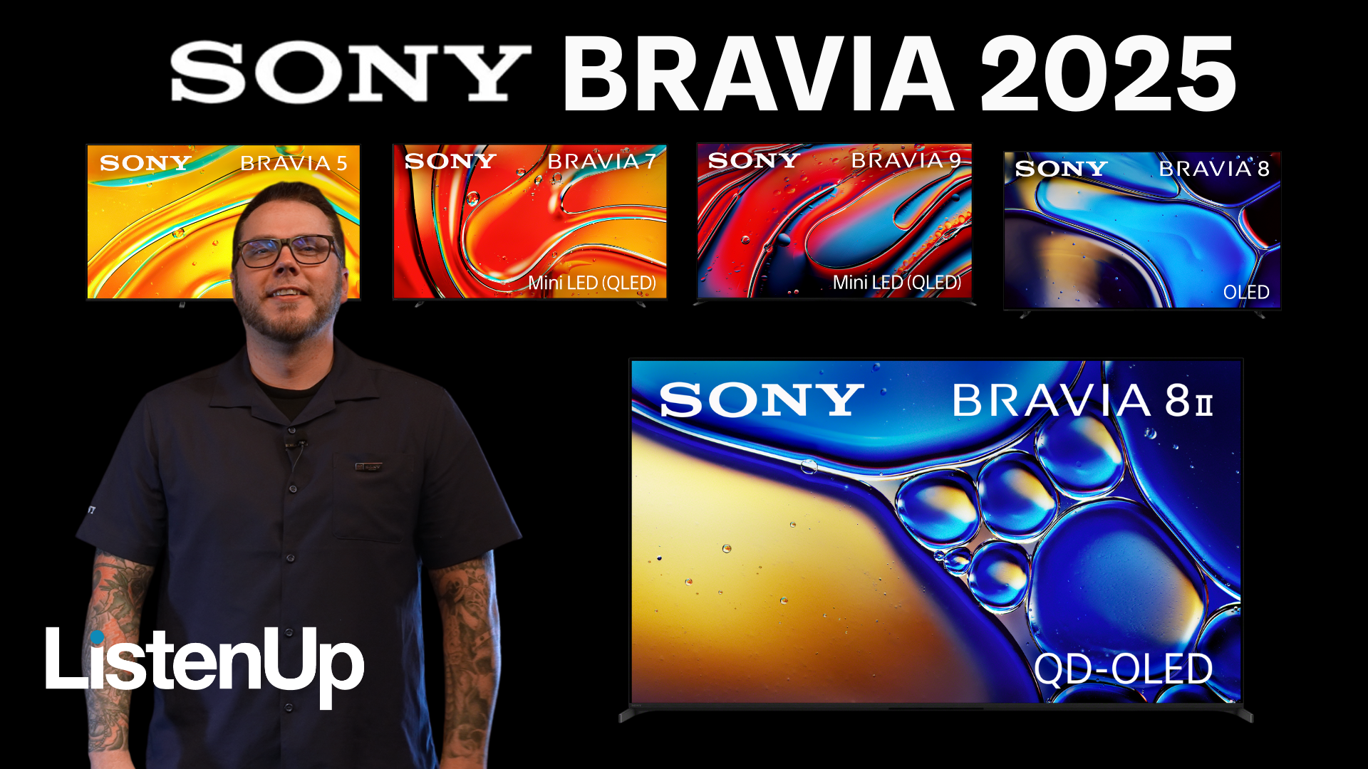 2025 Sony BRAVIA TV Lineup