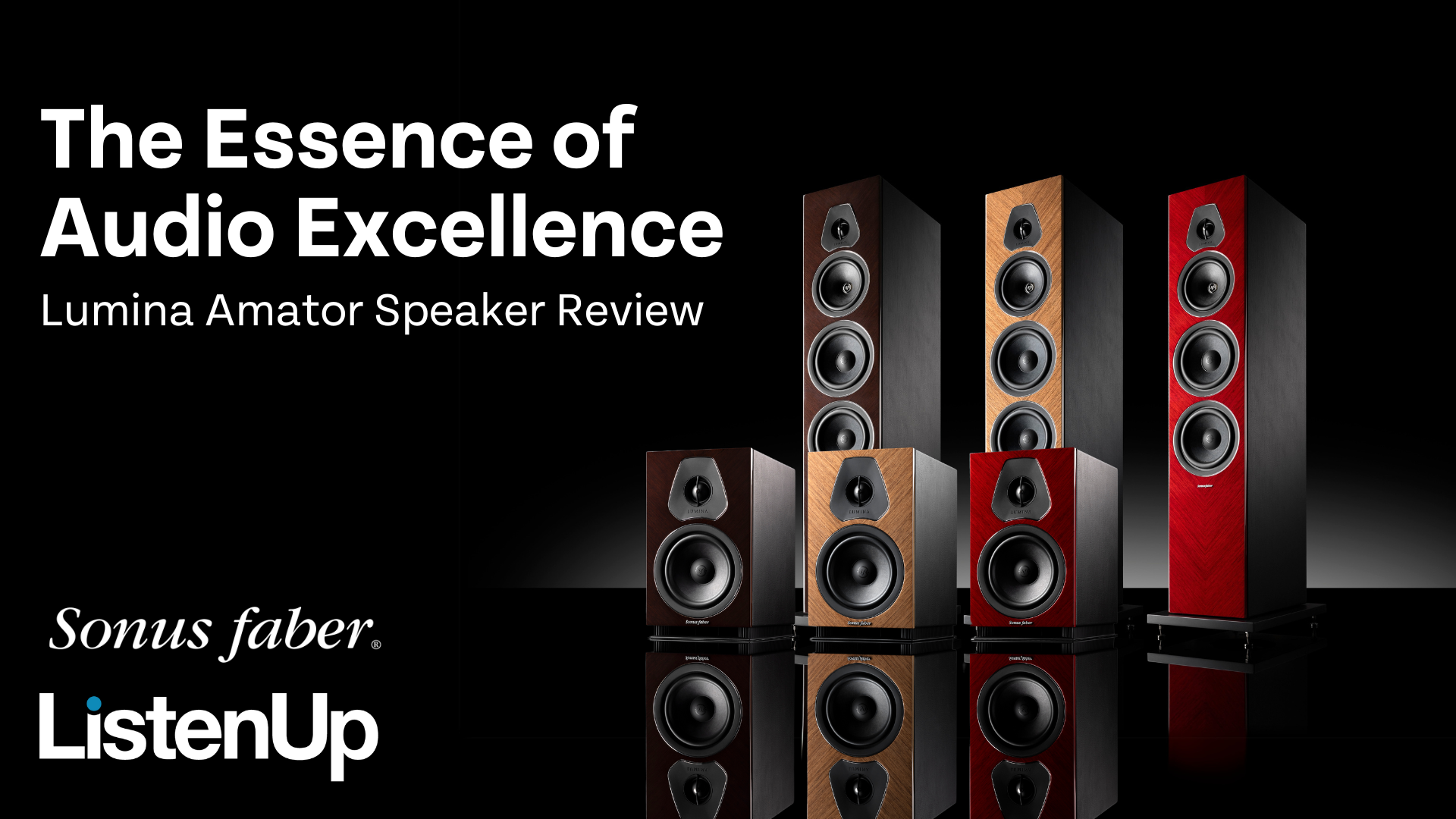 Sonus faber Lumina Amator Speakers - Video Review