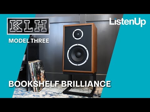 New KLH Model Three Acoustic Suspension Bookshelf Speaker