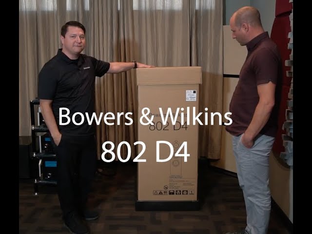 Unboxing & Review of The New B&W 802 D4 from ListenUp and Bowers & Wilkins