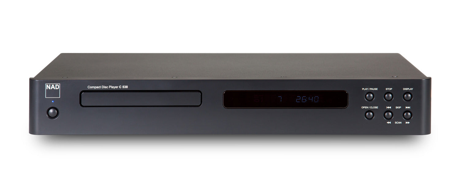 NAD C538 CD Player. CD/CD-R/CD-RW MP3/WMA. Wolfson 24-bit DAC. | ListenUp