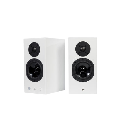 Totem KIN Play Powered Bookshelf Speakers – Satin White Pair