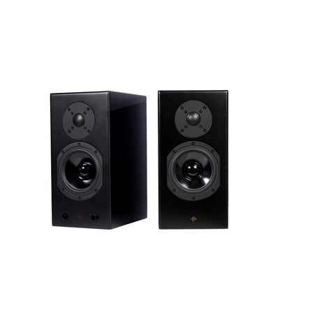 Totem KIN Play Powered Bookshelf Speakers – Satin Black Pair
