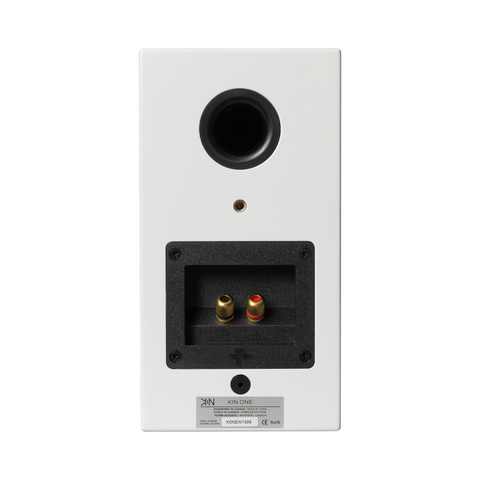 KIN One Bookshelf Speakers – Satin White Pair - Clearance / Open Box (view 5 of 5)