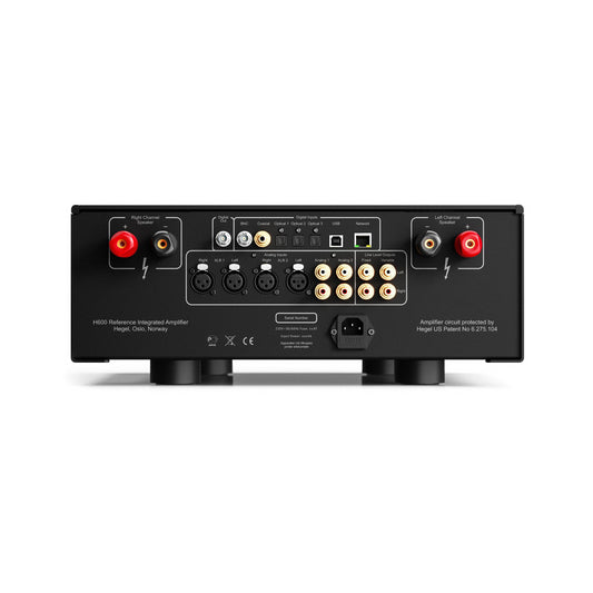 Hegel B-Stock H600 Integrated Amplifier-Black