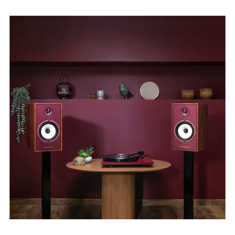 Triangle Borea BR02 Connect Wireless Powered Bookshelf Speaker With Arc - Burgundy Edition lifestyle (view 5 of 5)