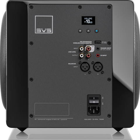 SVS 3000 MICRO R|Evolution-black-rear (view 6 of 10)