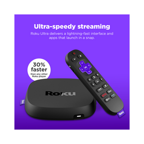 Roku Ultra HDR 4K UHD Streaming Media Player - Clearance / Open Box (view 3 of 9)