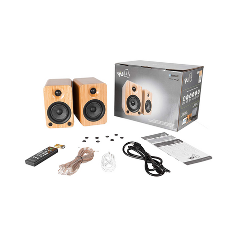 Kanto YU4 Powered Desktop speakers with Bluetooth and Phono Preamp - Clearance / Open Box (view 3 of 14)
