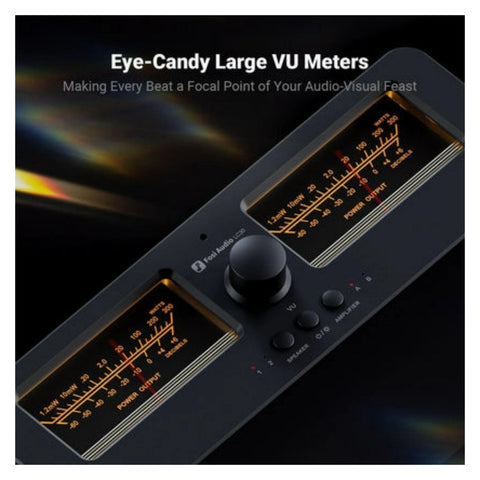 Fosi Audio LC30 VU Meter Amplifier & Speaker Selector (view 4 of 4)
