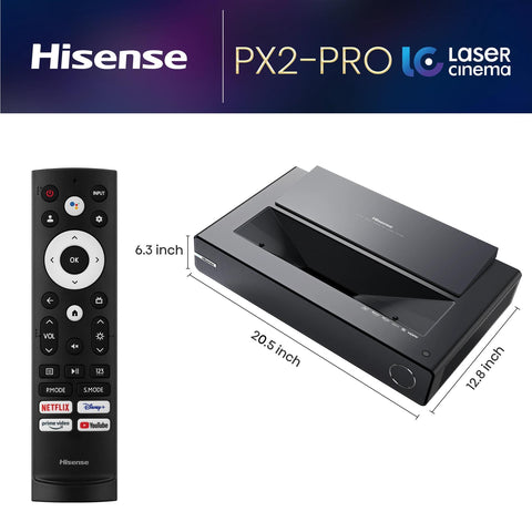 Hisense Hisense PX2-PRO TriChroma Ultra Short Throw 4K Laser Cinema Projector