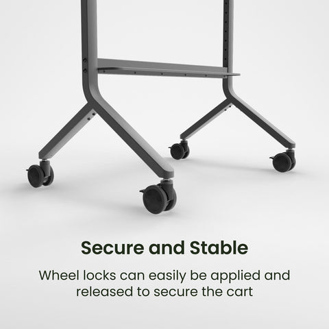 Kanto MTP90 Rolling Pedestal AV Cart (view 4 of 10)