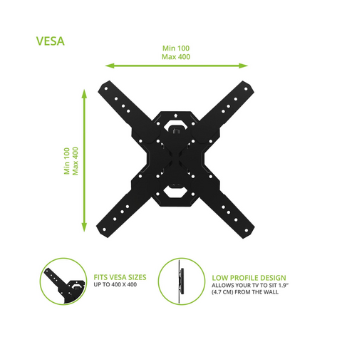 Kanto PS300 Single‑Stud Full Motion TV Mount - Clearance / Open Box (view 7 of 10)