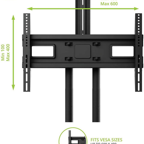 Kanto MTM65PL Rolling TV Cart (view 4 of 5)