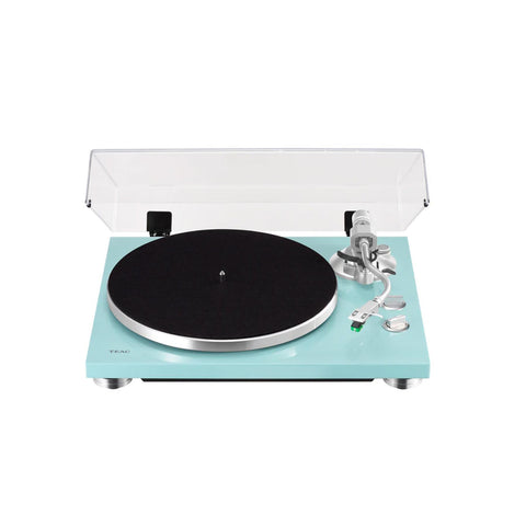 Teac TN400BTX Turquoise Manual Belt-Drive Bluetooth Turntable (view 1 of 3)