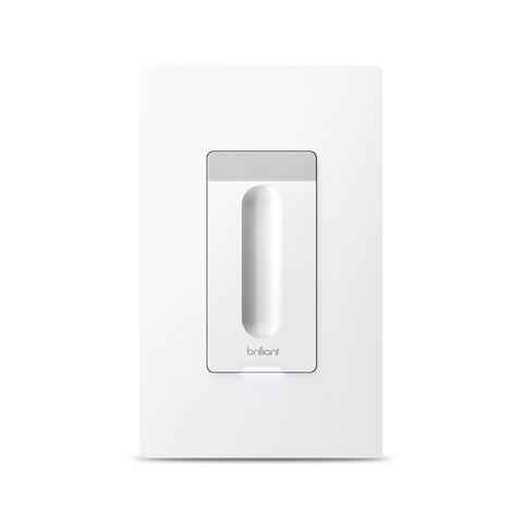 Brilliant Smart Dimmer Switch (White) - Clearance / Open Box (view 1 of 10)