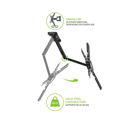 Kanto PS300 Single‑Stud Full Motion TV Mount - Clearance / Open Box (view 10 of 10)
