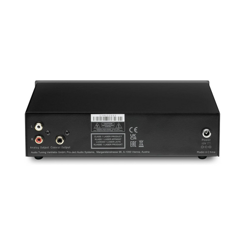 Pro-Ject CD Box E Ultra Compact Entry Level CD Player with Real Red Book CD-DA Drive (Black) - Clearance / Open Box (view 3 of 3)