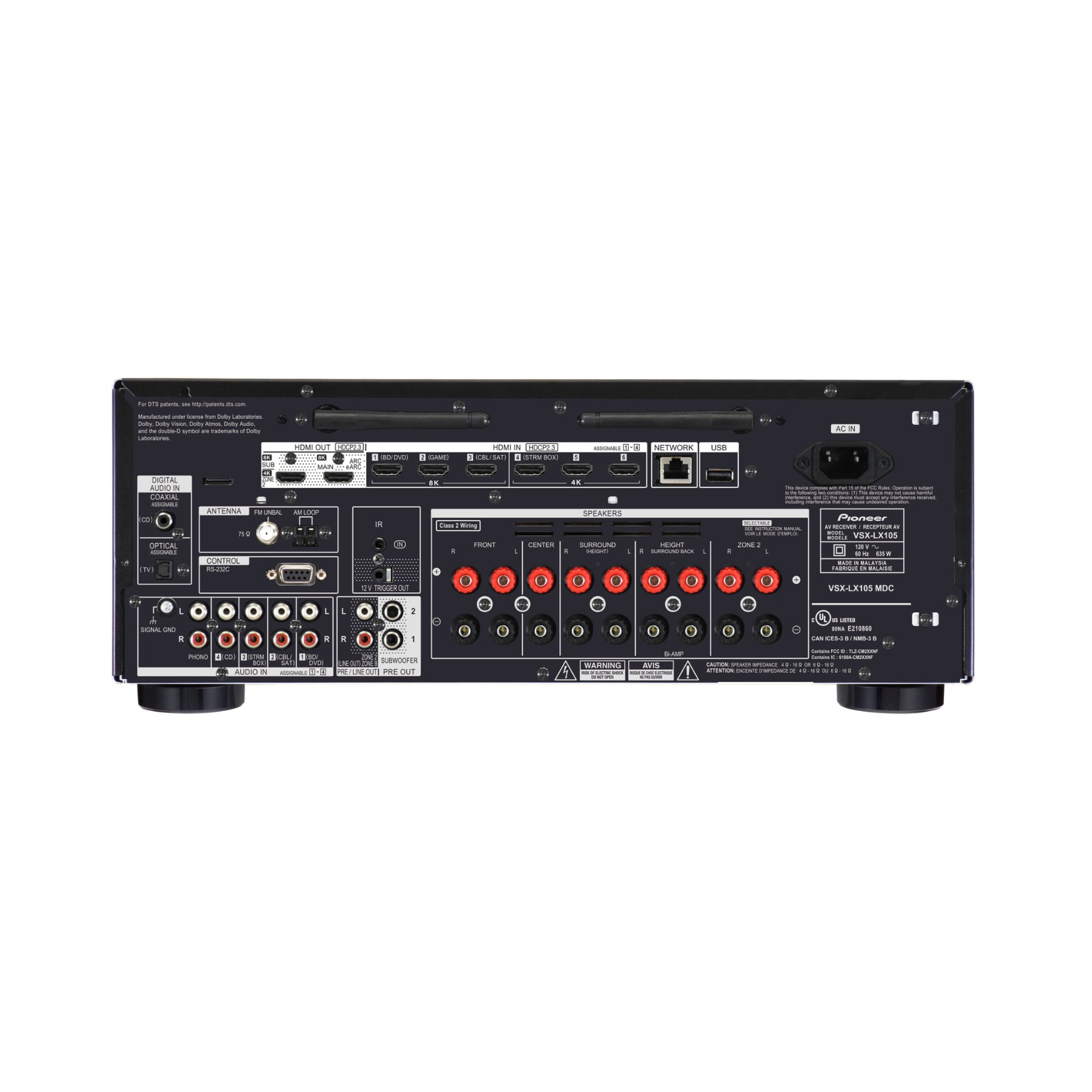 Pioneer elite 5.1 store receiver