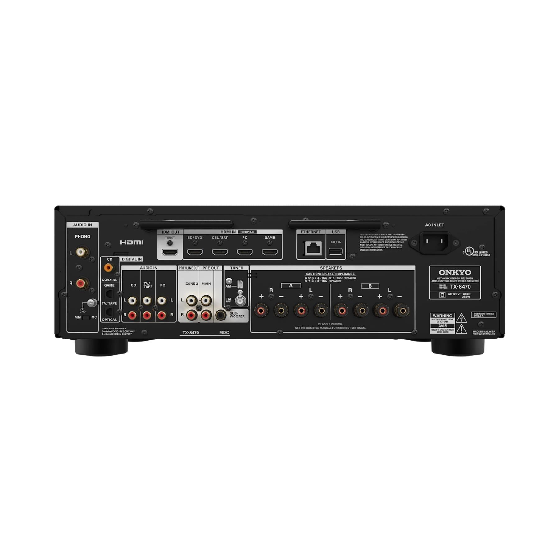 Onkyo TX-8470 Hi-Fi Network Stereo Receiver | ListenUp